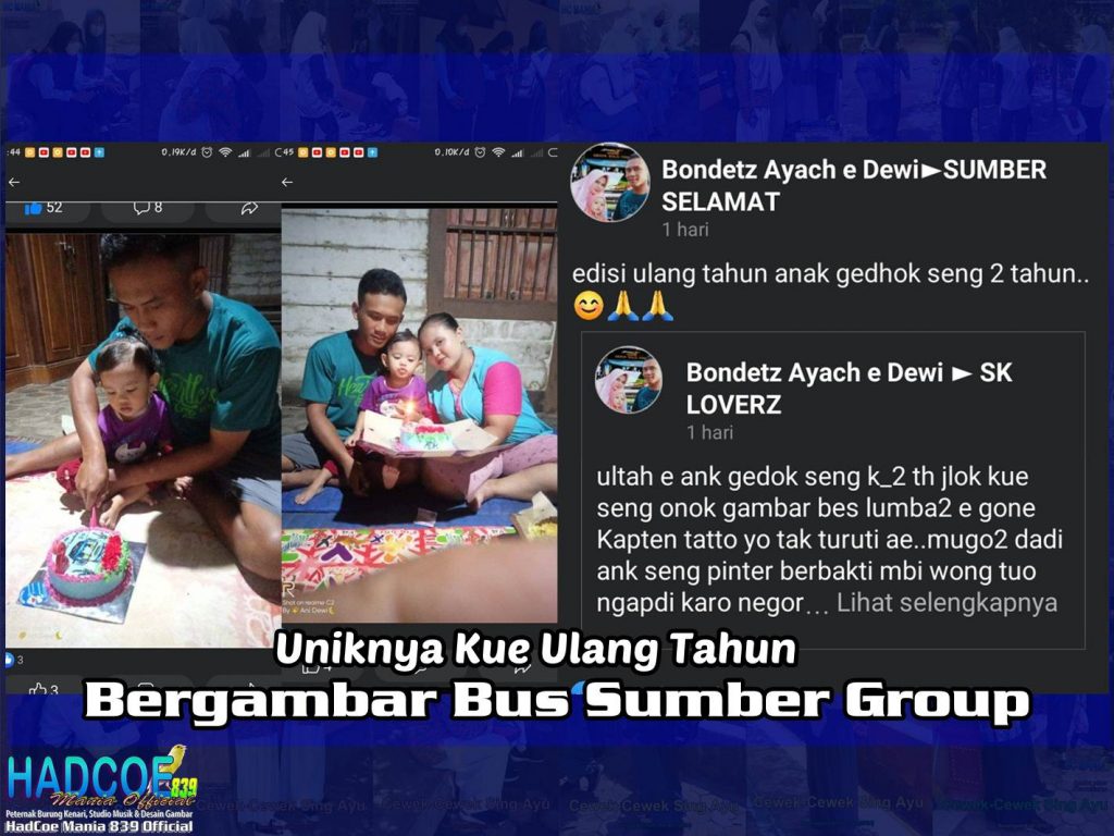 Uniknya Kue Ulang Tahun Bergambar Bus Sumber Group