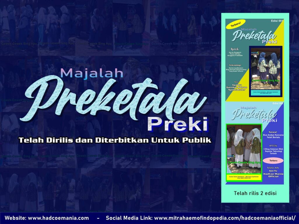 Majalah Preketala Preki Telah Dirilis dan Diterbitkan Untuk Publik
