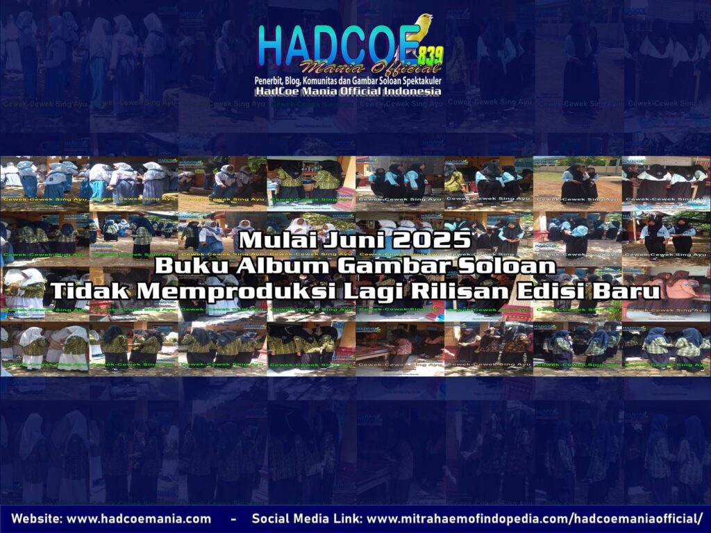 Buku Album Gambar Soloan Tidak Memproduksi Lagi Rilisan Edisi Baru