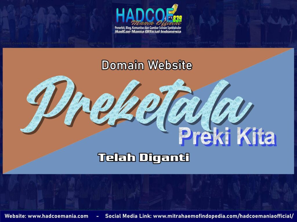Domain Website Preketala Preki Kita Telah Diganti